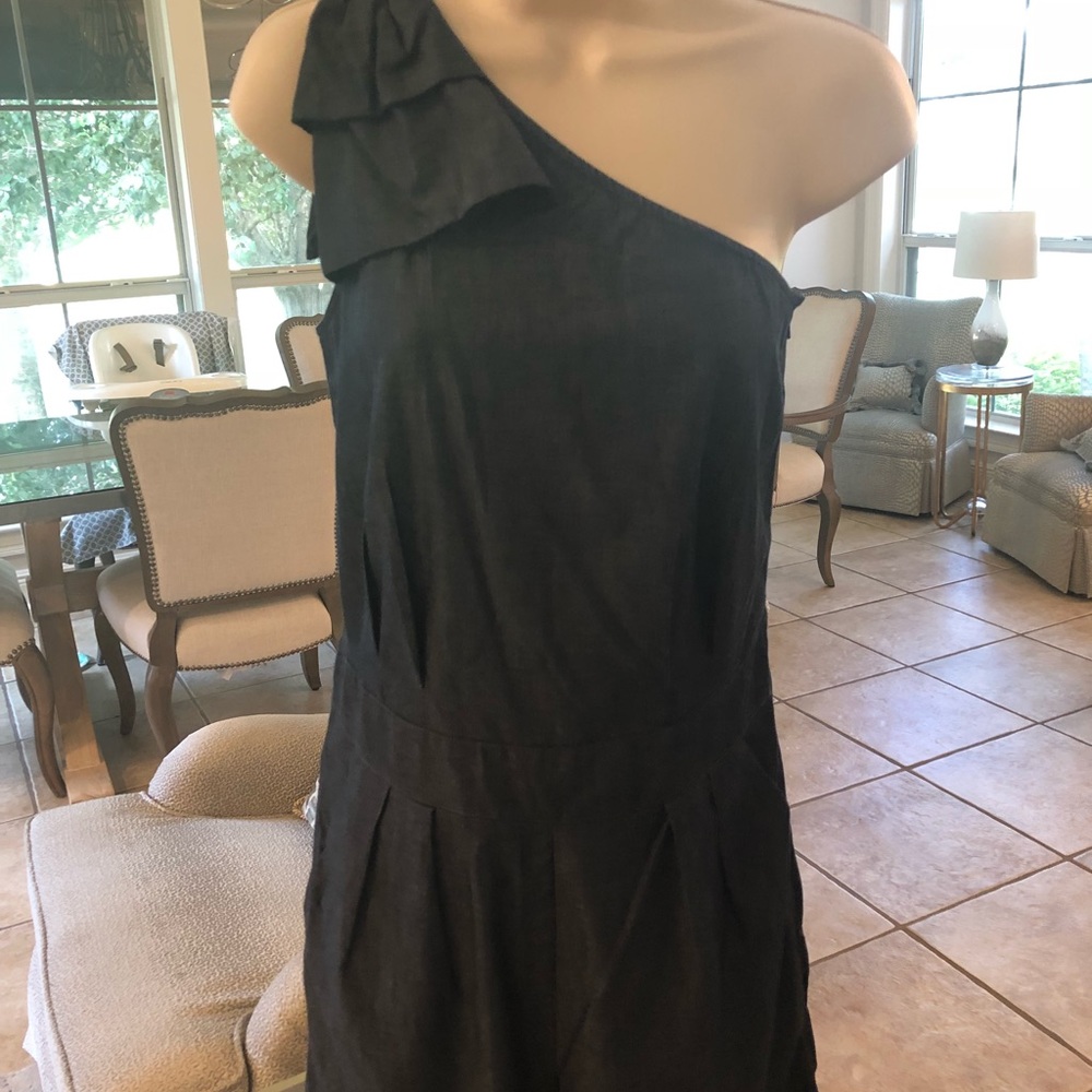 One shoulder romper